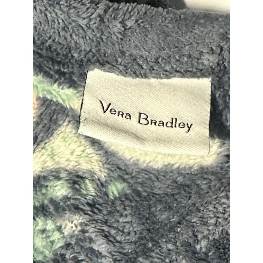 Vera Bradley Retired Nomadic Floral Throw Blanket Plush 80